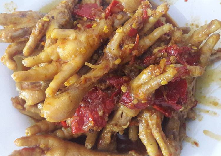 resep Rica rica ceker (ceker setan)