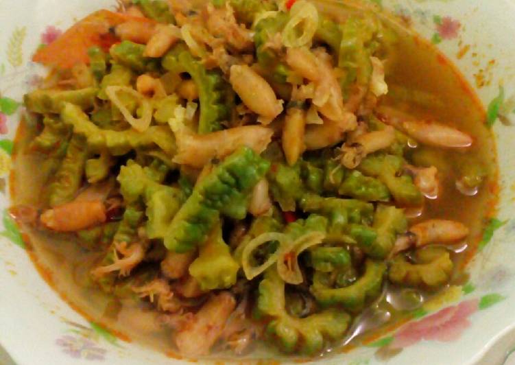 resep makanan Tom yam Pare Baby Cumi