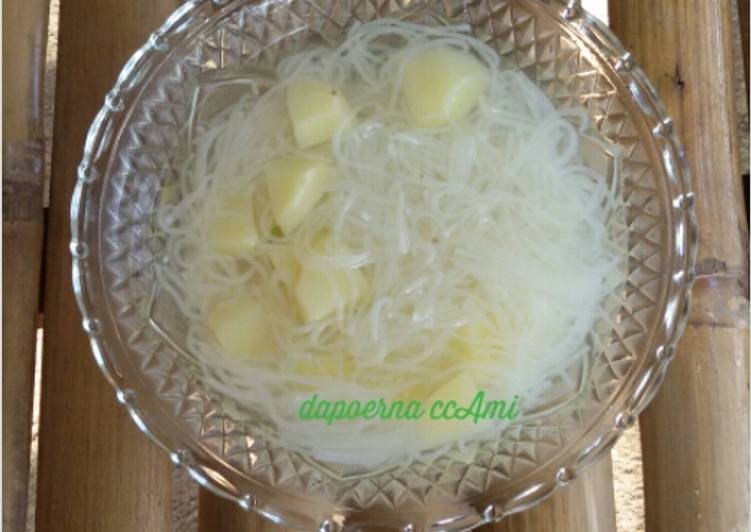 gambar untuk cara membuat Sayur asem kentang soun