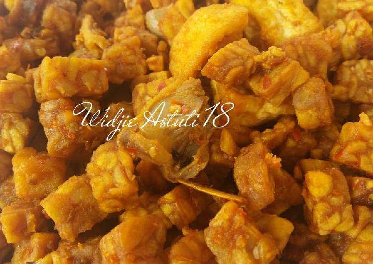 resep makanan Sambal Goreng ATT (Ati Ampela Tahu Tempe)