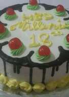 Kue Tart Rainbow Cake Simple