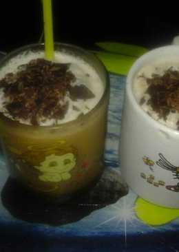 Pop ice capucino toping si manis coklat