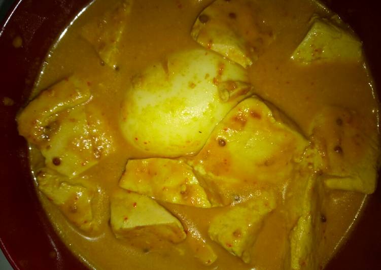 Resep Sayur tahu kuah By Tati