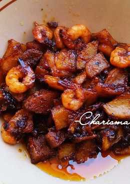 Kentang Udang Masak Kecap
