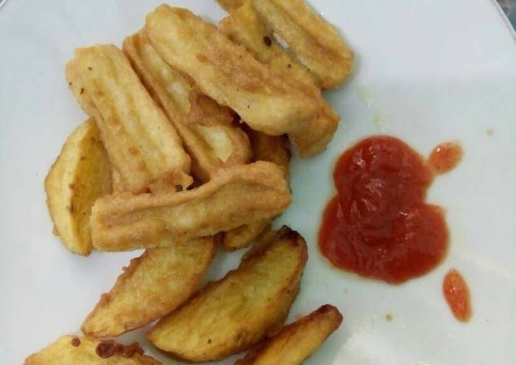 Resep Kentang dan tahu goreng sajiku serbaguna Dari yoesoesi afdal