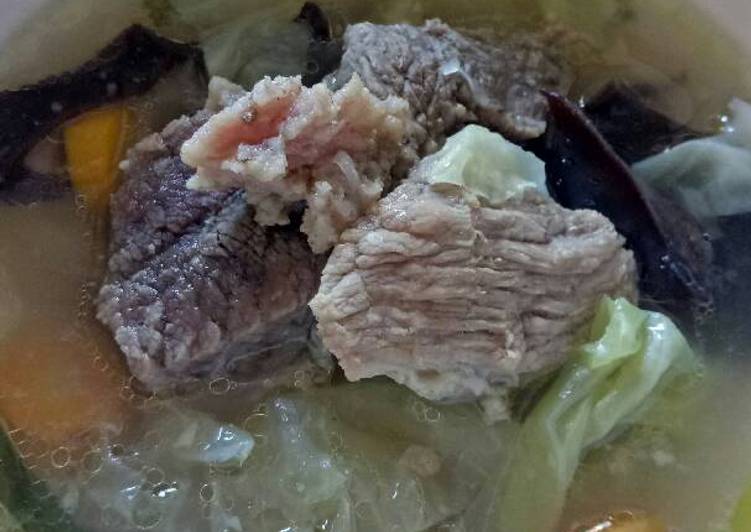 Resep Sayur Sop Plus Daging Kiriman dari Shari Cinintya Lestari