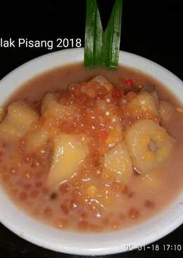 Kolak pisang kapok + sagu mutiara