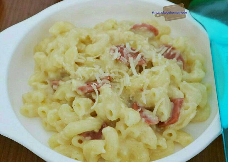 bahan dan cara membuat Macaroni cream