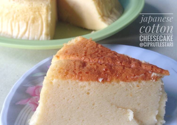 cara membuat Japanese Cotton Cheesecake Versi Ekonomis