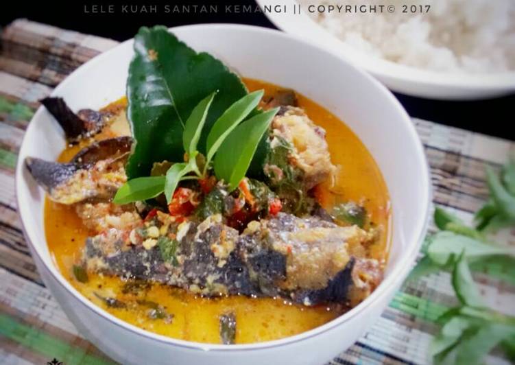 resep lengkap untuk Lele Kuah Santan Kemangi (#pr_masakanbersantan)