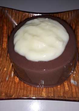 Puding coklat milo fla vanila