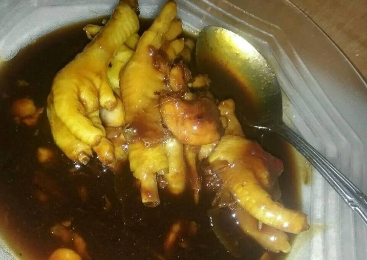 resep Ceker Sauce BBQ simple