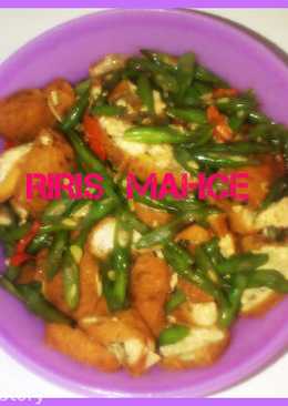 Tumis tahu sumedang & buncis