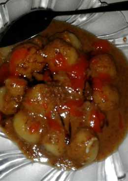 Cilok wortel sambel kacang