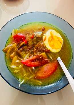 Soto ayam kampung ala mpok Lina