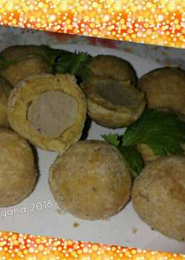 Tempe bulat isi bakso