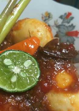 Telur balado pedas manis