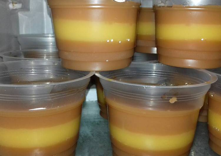 resep makanan Puding Coklat Mangga