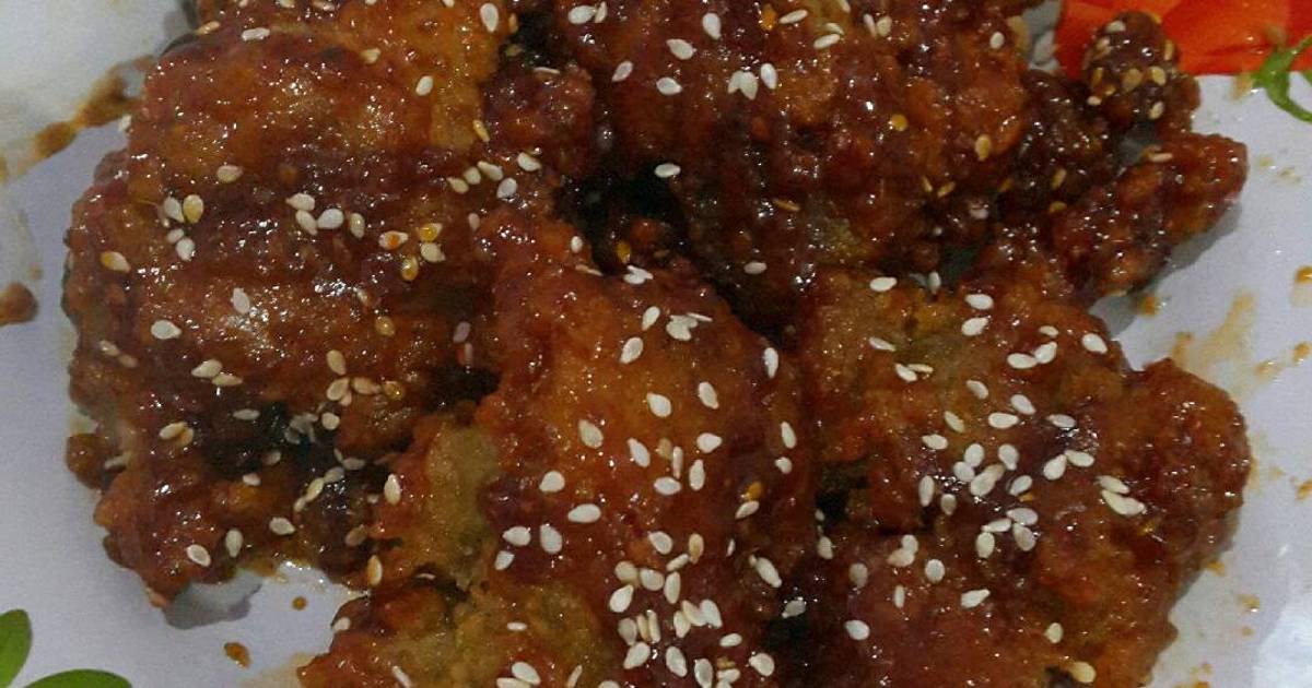 240 resep korea madu pedas ayam enak dan sederhana - Cookpad