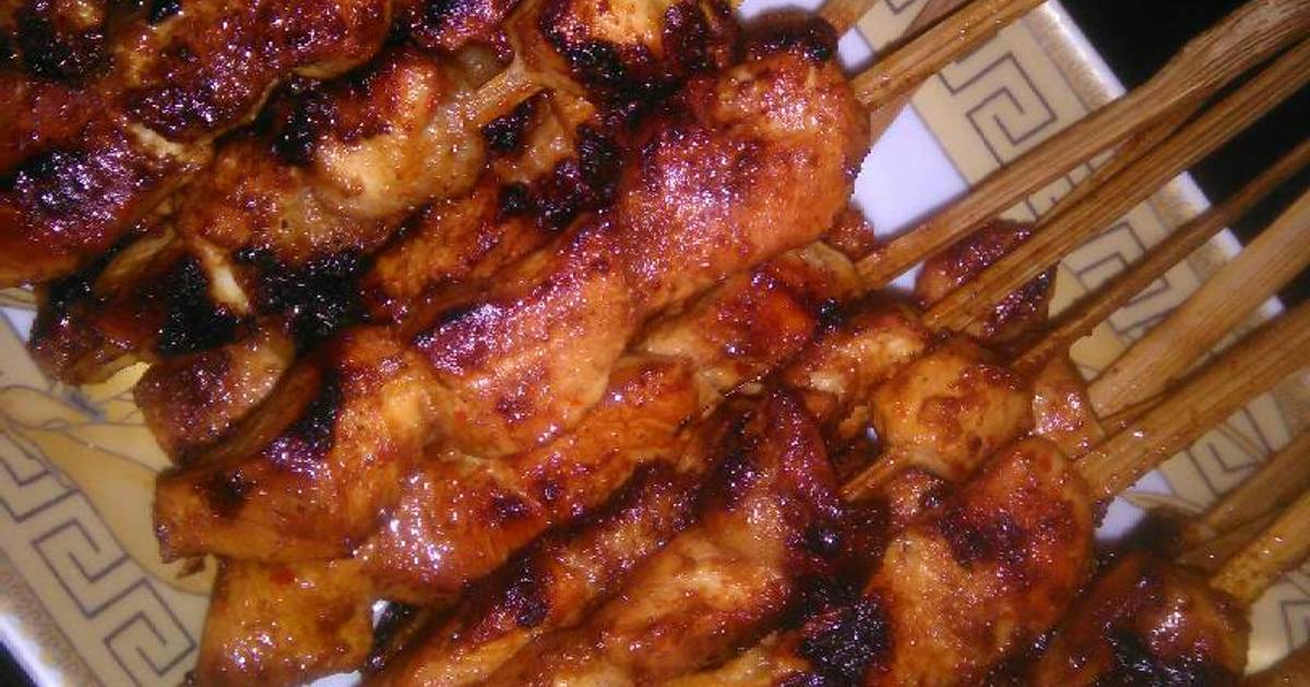 Resep Sate ayam kecap manis ala Muza