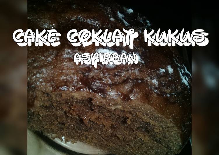 gambar untuk cara membuat Cake cokelat kukus cocok untuk pemula