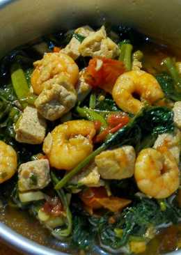 Kangkung Tahu Udang Saos Tiram