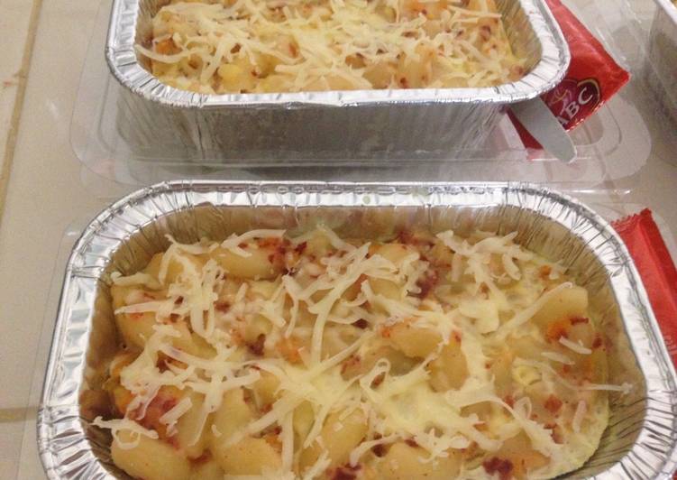 gambar untuk cara membuat Macaroni schotel kukus