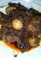 Rendang daging kentang