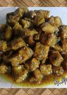 Daging ayam lada hitam & tempe