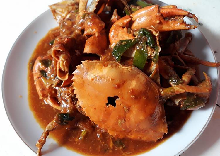 cara membuat Kepiting saos padang ala mimi Shidqya