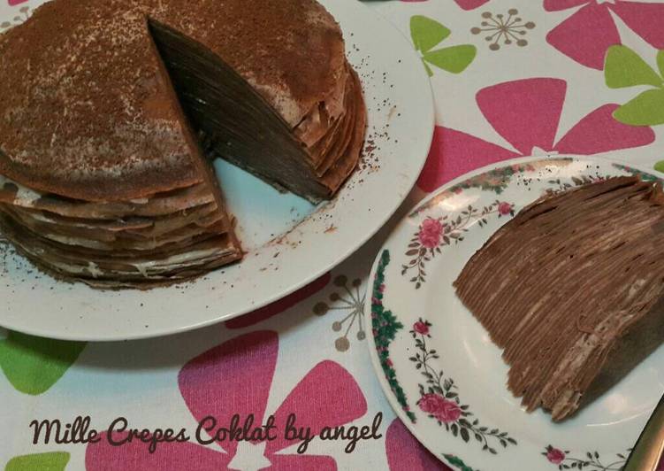 resep Mille Crepes Coklat