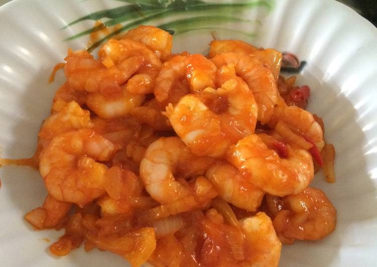  Resep  Udang  Asam Manis ala Restaurant ga pake  ribet oleh 