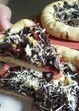 Pizza banana sweet
