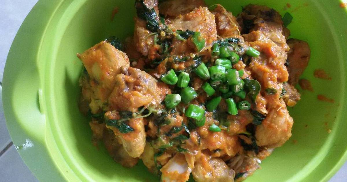 Resep Ayam rica tabur cabe rawit ala Ndaru Mudjihardjo