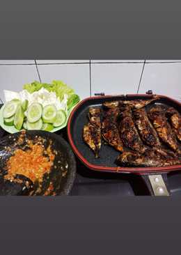 Ikan kembung panggang+sambel bawang ðŸ'Œ