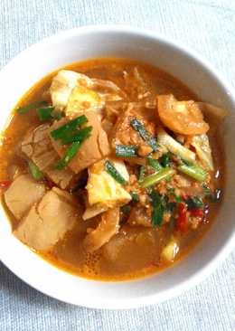 Krecek dan Kol bumbu jangkep (bumbu lengkap)
