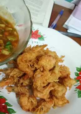 Udang goreng tepung saus tiram