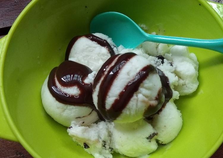 Resep Ice cream simple ekonomis Kiriman dari Ghayda's Kitchen