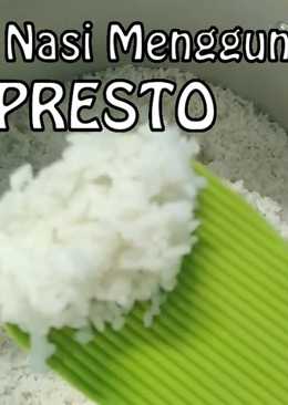 Memasak Nasi di Panci Presto