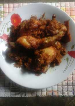 Ayam goreng serundeng kelapa nikmattt