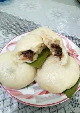 Bakpao Madu Lembut Isi Daging Jamur