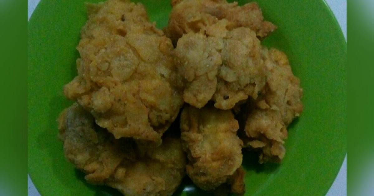 Resep Ayam goreng tepung simple ala Utami (Bunda Uthwa)