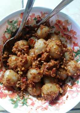 Cilok Bumbu Kacang Pedas Manis