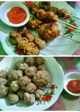 Bakso sapi kuah/ panggang home made #kitaberbagi