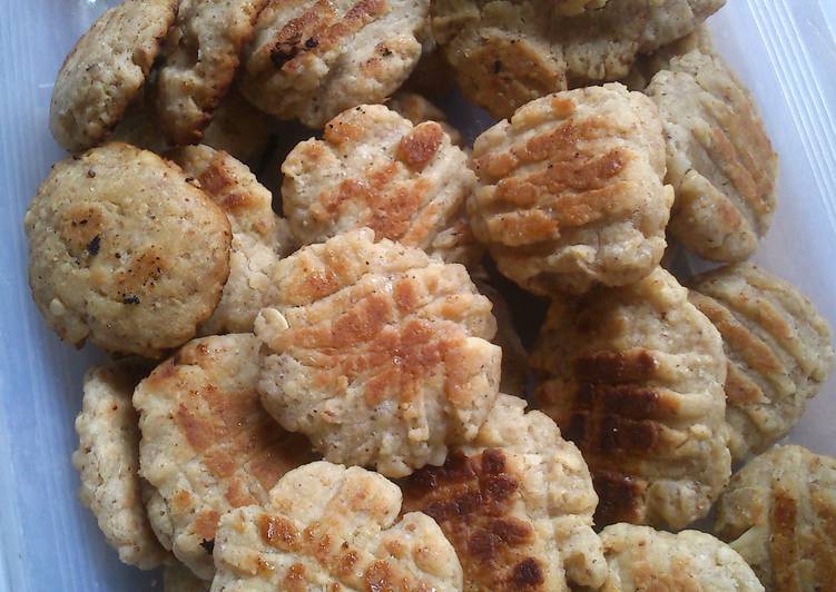 gambar untuk resep makanan Oatmeal Peanut Cookies