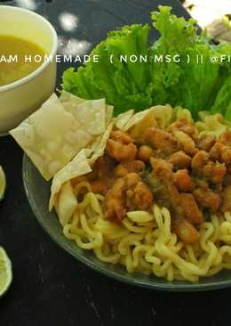 Mie Ayam Homemade (non msg)