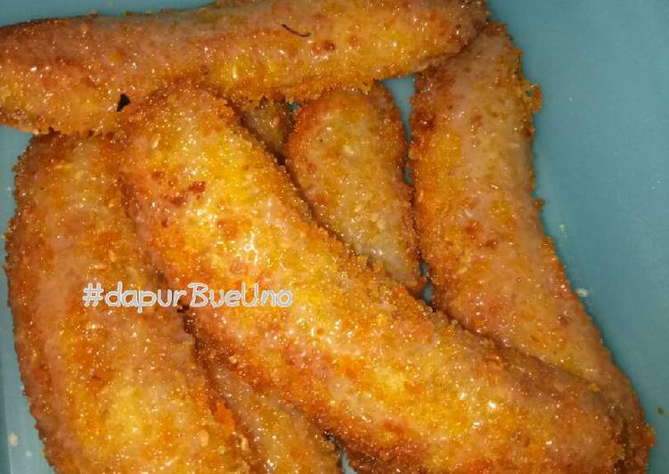 gambar untuk cara membuat Pisang goreng krispi