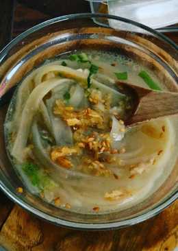 Kwetiaw kuah bone broth (edisi healing food anak autis)
