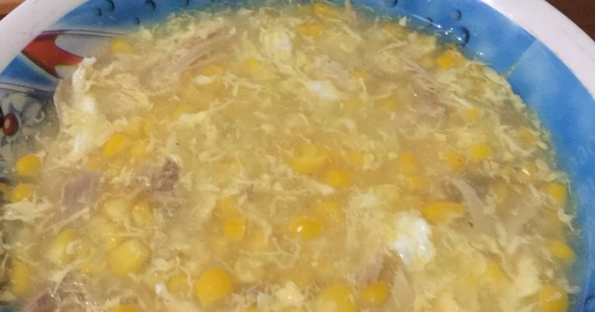 Resep Sup jagung ayam ala nova gunawan