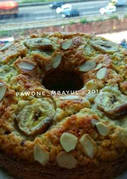 Simple Moist Banana Cake #kamismanis